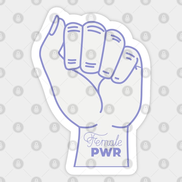 Girls Have the Power to Change the World Sticker by Alihassan-Art